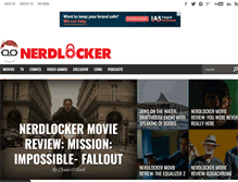 Tablet Screenshot of nerdlocker.com